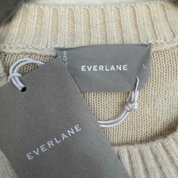 Everlane The Alpaca Polka Dot Oversized Crew Sweater - Picture 8 of 8